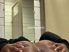 Joanfantasy Plugs Ebony Ass Dildos Pussy Bathroom Solo Tease