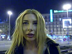 German Scout Catches Drunk Teen Student For Monster Cock Anal After Party