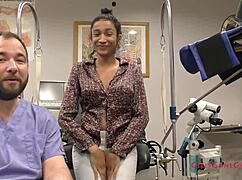 Miss Mars spreads screaming patient's big tits ass in latex nurse fetish