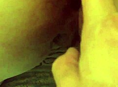 Watch as I slide my finger deep into my girlfriend's tight ass during our intimate couple fingering session.