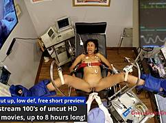 Miss Mars spreads screaming patient's big tits ass in latex nurse fetish