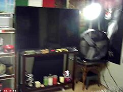 glasses cam azn blonde sneaks backstage blowjob with maxxx loadz hardcore