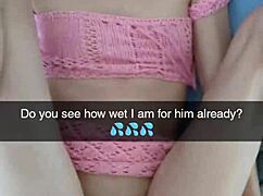 Richelle Rose Cheating GF Snapchat Pet Cumslut Bent Over Huge Cock Creampie Humiliation