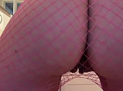 european stepmom artemisia love bounces her juicy ass in fishnets