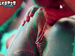 damn this hippie chick takes that huge cock deep in her gaping ass