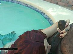 wanna taste slutty mermaid helena price's bbc cum breakfast outdoors?