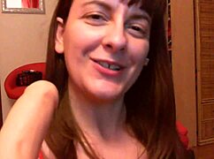 Mommy shows if rubber pussy beats real one for jerking off!