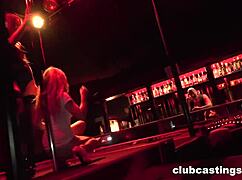 blonde babe, blow me deep for cash after this wild club striptease?