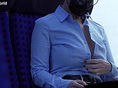 i took my slave wife braless downblouse public flashing outdoor