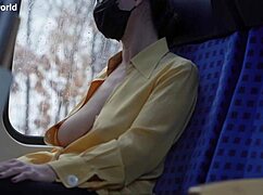 i took my slave wife braless downblouse public flashing outdoor