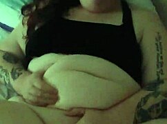 Chubby Dude Jerks Cock With Socks On Feet Fetish Style