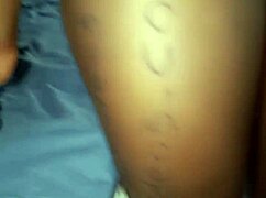 Shaved ebony verification shows off her smooth black curves