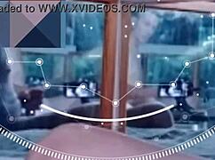 Flexible workout babe self-sucks cock in pov vr collage?