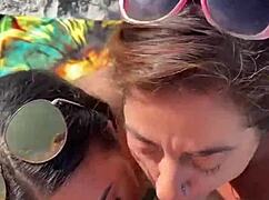 we craved big black cock milk so we hunted while hubies drank!! 🍆💦