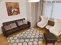 cuck watches rich hunter drill his busty luxury girlfriend