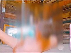 Flexible workout babe self-sucks cock in pov vr collage?