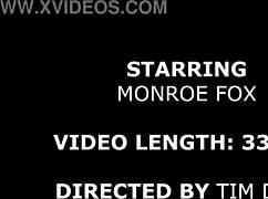 Monroe Fox endures rough New Year's Eve anal pounding and cumshot finale