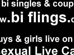 Time to unleash those bisexual urges with our femdom blowjob group threesome!