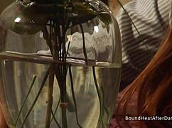 Moaning Submissive Lesbian Slaves Endure Hardcore Strapon Pounding!