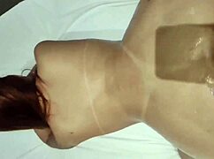 hey this cute brazilian redhead cheats loud with her friend's big cock