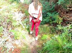 after hiking we hit the secret beach where i lick sugardaddy cum off his cock then ride