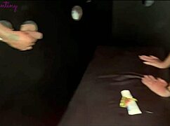 wife slut sucks big black cocks at gloryhole