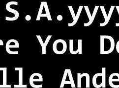 What the fuck you're doing humiliating Michelle Anderson in latex shower...