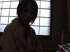 imagine this adorable asian fluttering her big natural saggy tits for your horny eyes