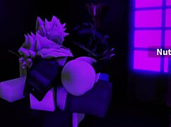 big tits bounce wild in roblox furry condo quickie cowgirl doggy cum compilation!