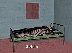 Vi madrasta de quatro fodida forte por dois caras de quatro com creampie pov