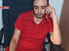 this macho brazilian crossdresser hides a monster cock watch the full bareback bedroom bang