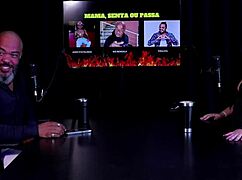 Massage starts innocent but Pri Melancia ends up sucking sitting riding on sheer red with cuckold hubby watching