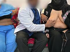 Doctor, your cock looks so tempting while the nurse watches us fuck.