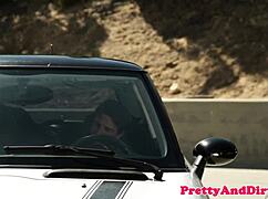 glam bound brunette stepdaughter spoons daddys cock in kinky lingerie taboo