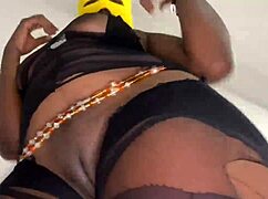 Watch her sexy solo dance turn into playful masturbation fun