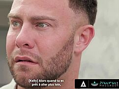 Therapist's nuru massage turns touch fear into wild oily sex! 😈💦 French subs