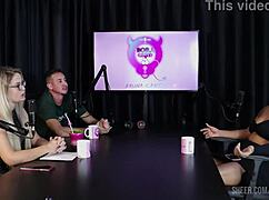 Compilados da val mineirinha no bora cast com bruna carlos in lingerie public orgasm interview