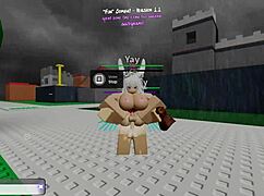 having fun dominating two girls roblox??