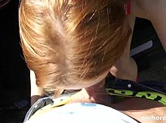 hey dude this real street whore sucks your cock pov then rides for cash