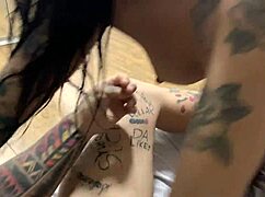 brazilian ninfeta pornstar loses virginity raw tattooed reality fuck no condom