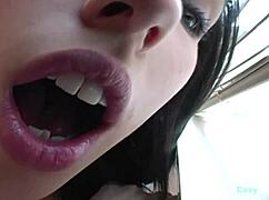 im so horny gorgeous brunette slut teen gives jerk off instructions that drive me wild