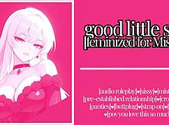 What if your mistress plugs your ass then straps on for kinky femdom roleplay?