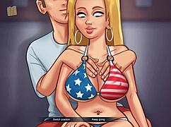 Blonde With Big Tits In Summertime Erotic Saga Adventure