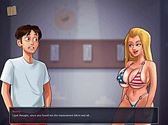 Blonde With Big Tits In Summertime Erotic Saga Adventure