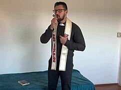 My big cock chokes her deepthroat then rips into that muscular Brazilian ass hardcore Halloween cosplay