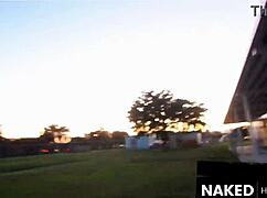 imagine this college soccer star with her big ass bent over taking monster cock outdoors before porn