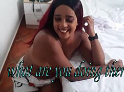step sister addicted to dick blows deep with subs