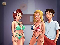 Blonde With Big Tits In Summertime Erotic Saga Adventure