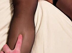 Wife cheats with hardcore fucking in new nylon stockings and lingerie