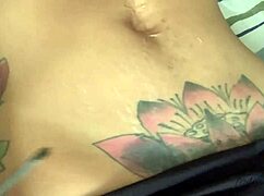 Stepson shaves milf smooth then she rides him wildly